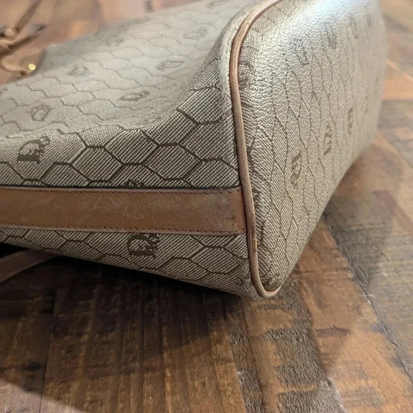 Authentic Vintage Christian Dior Bucket Bag + Pouch - Picture 9 of 16